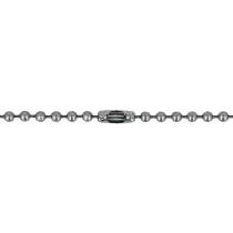GIUNZIONE A BASTONCINO PER CATENELLA A PALLINI DA Ø3,6MM - NICHELATO 10PZ