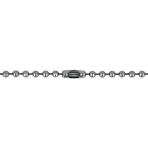 GIUNZIONE A BASTONCINO PER CATENELLA A PALLINI DA Ø3,6MM - NICHELATO 10PZ