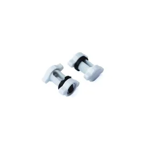 MORSETTO PER CAVI "BLOCK FIX" IN NYLON BIANCO 2 PZ