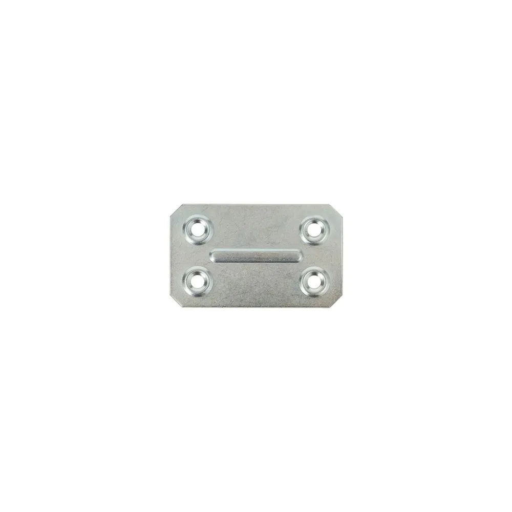 Piastrina dritta 67 x 40 spessore 1 mm. - 4 pz. Piastrina dritta 67 x 40 spessore 1 mm. - 4 pz.