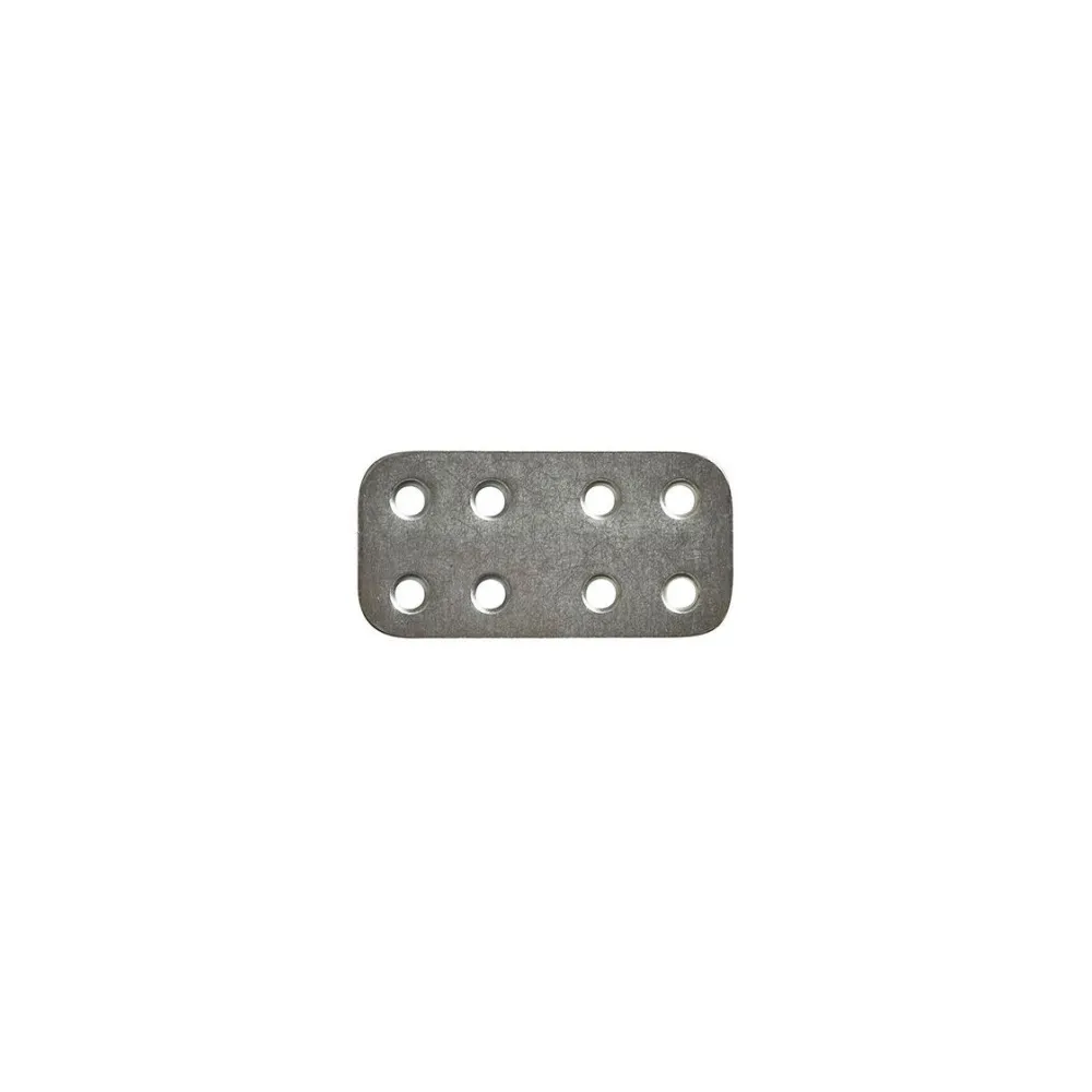 Piastrina dritta 60 x 30 spessore 2 mm. - 20 pz. Piastrina dritta 60 x 30 spessore 2 mm. - 20 pz.