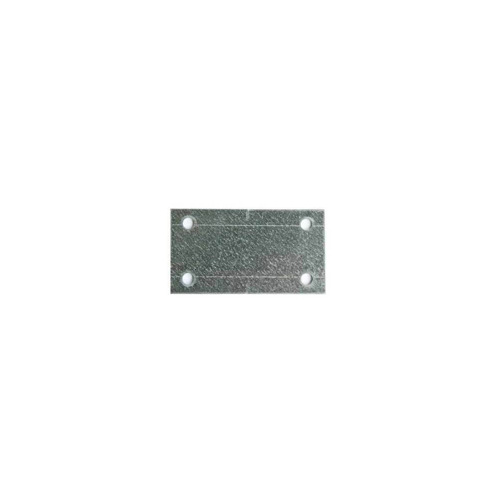 Piastrina dritta 50 x 90 spessore 1,5 mm. - 4 pz. Piastrina dritta 50 x 90 spessore 1,5 mm. - 4 pz.