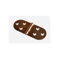 Cerniere a biscotto in ferro bronzato 30 x 80 mm. 2 pz.