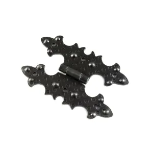 Cerniere rustiche in ferro martellato nero