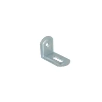 Lastrine ad angolo con asola in acciaio zincato bianco 23x28x38 mm. (4 pz)