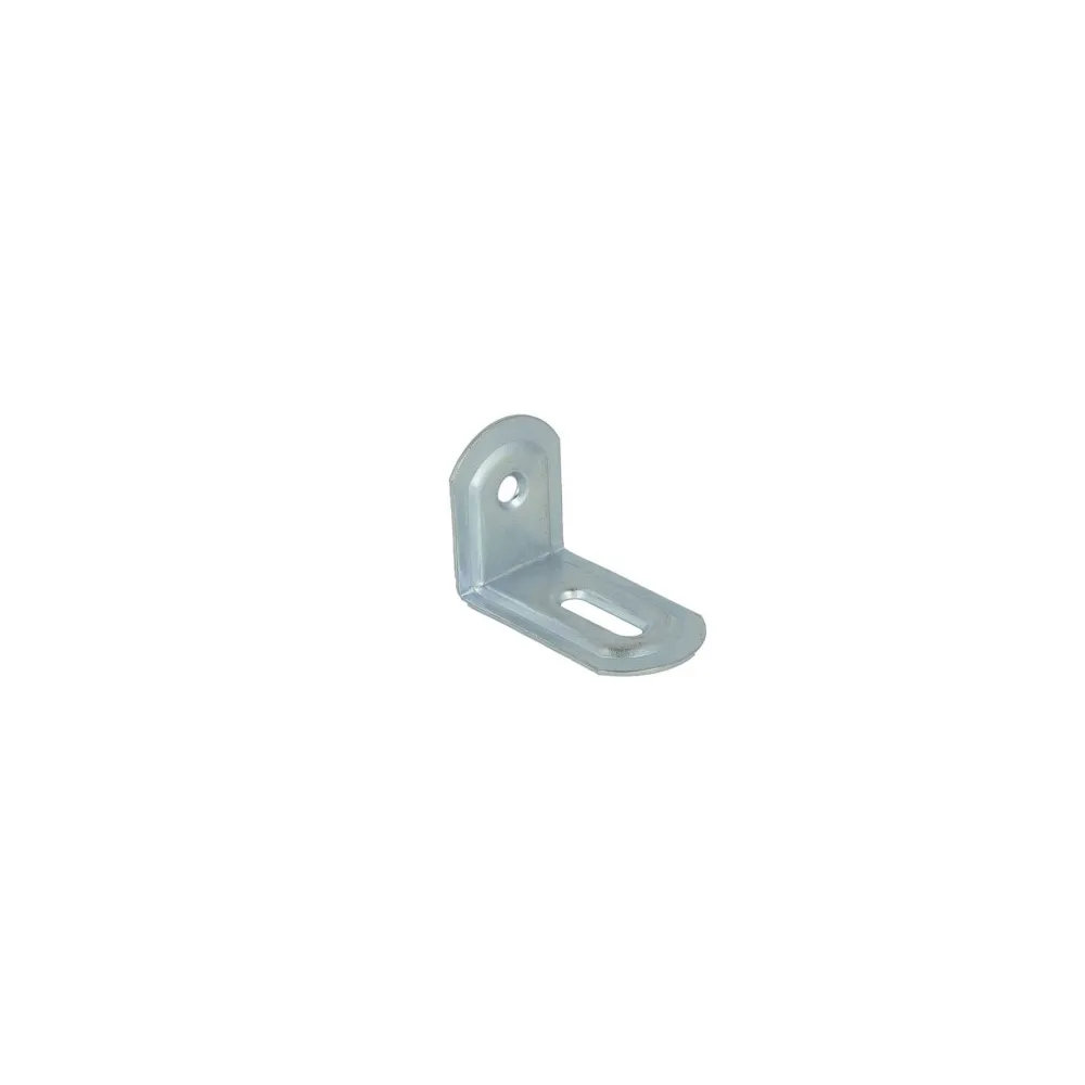 Lastrine ad angolo con asola in acciaio zincato bianco 23x28x38 mm. (4 pz)