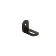 Lastrine ad angolo con asola in acciaio colore nero 23x28x38 mm. (4 pz)
