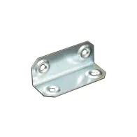 Piastrina ad angolo in acciaio zincato 20 x 20 x 40 mm. (1 Pz)