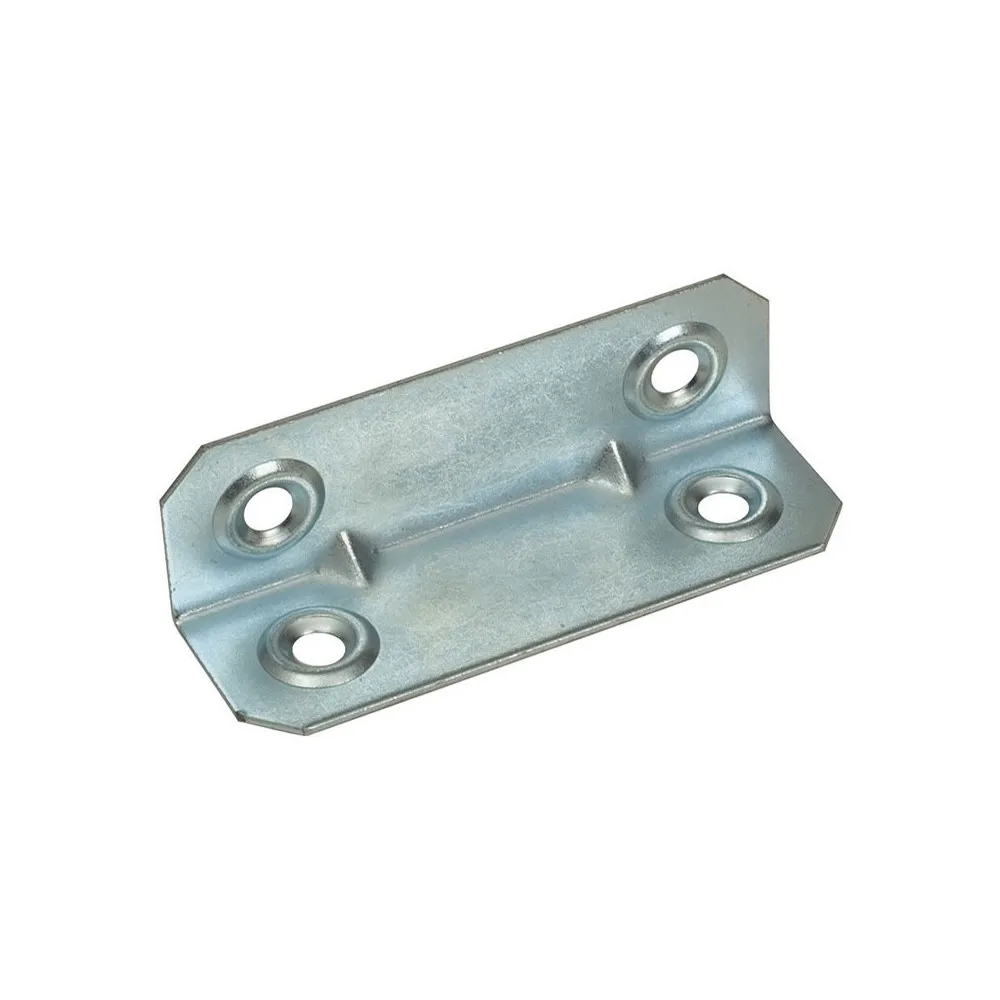 Piastrina ad angolo in acciaio zincato 20 x 20 x 67 mm. (1 Pz) Piastrina ad angolo in acciaio zincato 20 x 20 x 67 mm. (1 Pz)