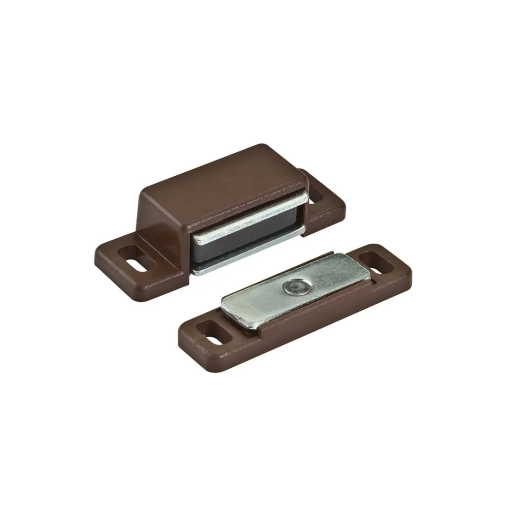 Chiusure magnetiche marroni da applicare con piastra oscillante forza 4 kg. 2 pz. Chiusure magnetiche marroni da applicare con piastra oscillante forza 4 kg. 2 pz.