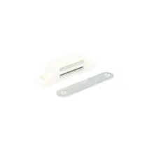 Chiusure magnetiche bianche da applicare forza 8 kg. 2 pz.