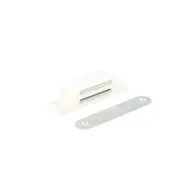 Chiusure magnetiche bianche da applicare forza 8 kg. 2 pz.