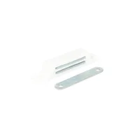 Chiusure magnetiche bianche da applicare forza 12 kg. 2 pz.