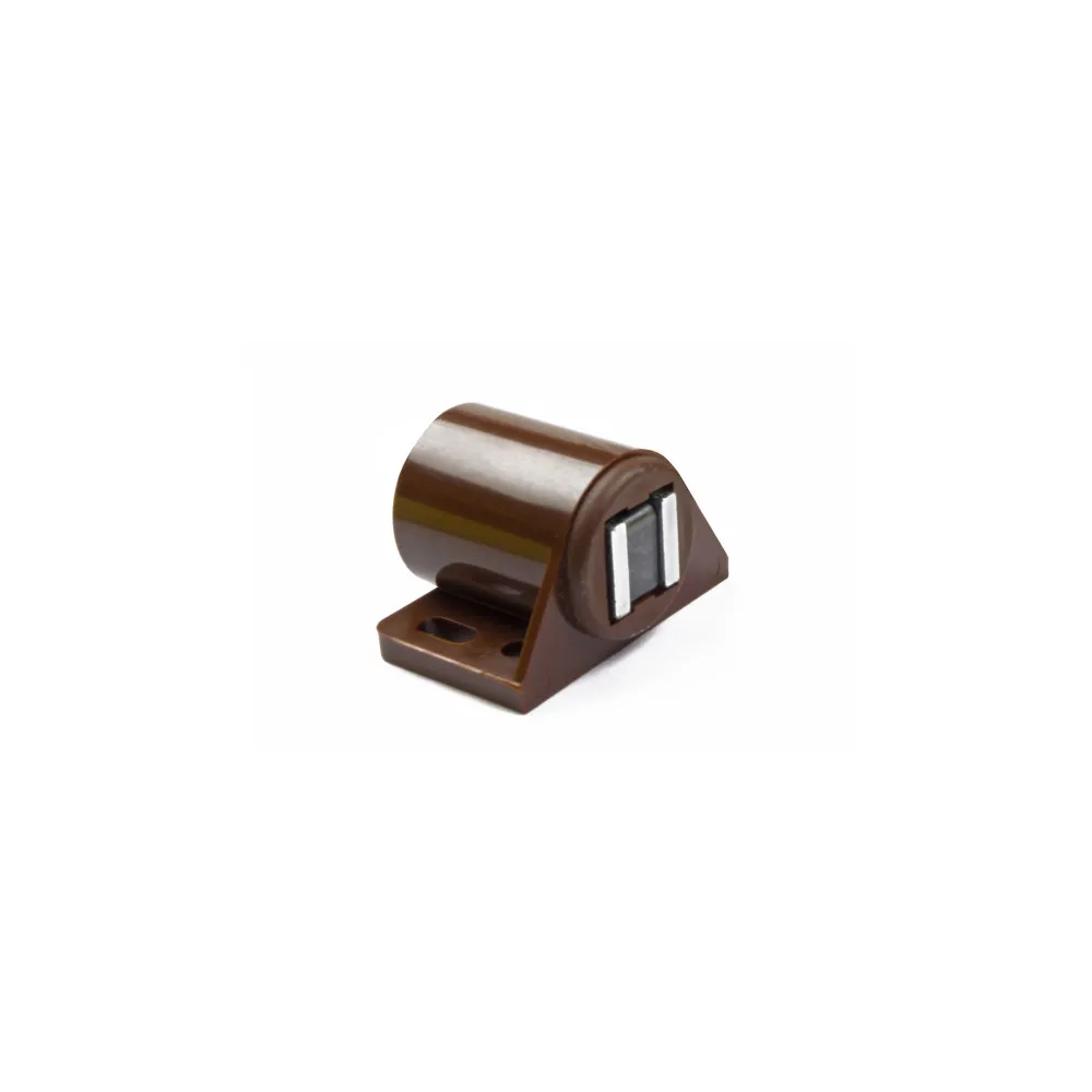 Chiusure magnetiche marroni da applicare forza 6 kg. 2 pz. Chiusure magnetiche marroni da applicare forza 6 kg. 2 pz.