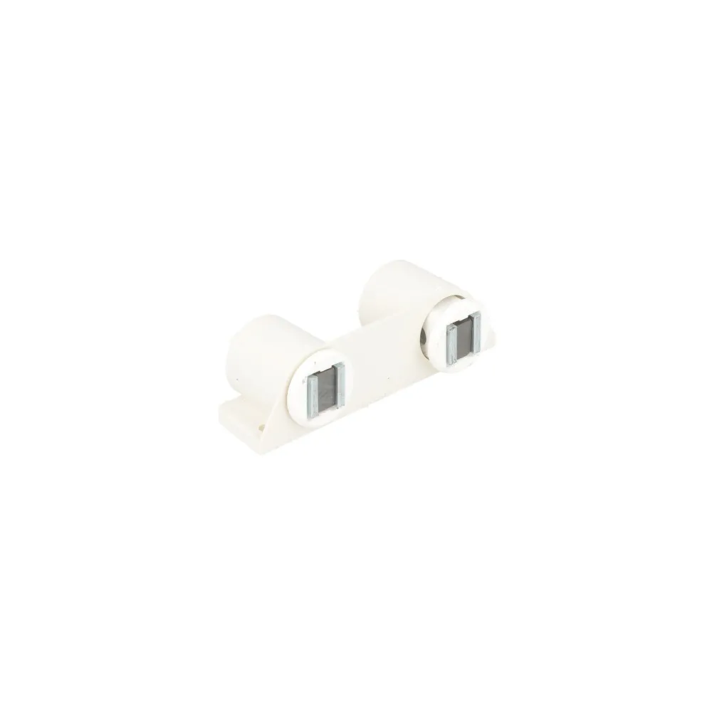 Chiusura magnetica bianca da applicare con doppia contropiastra a chiodo Chiusura magnetica bianca da applicare con doppia contropiastra a chiodo