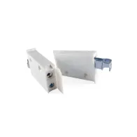 Staffe per aggancio pensili su barra colore bianco