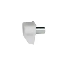 Reggipiani con perno in plastica bianca Ø5mm. 16pz.