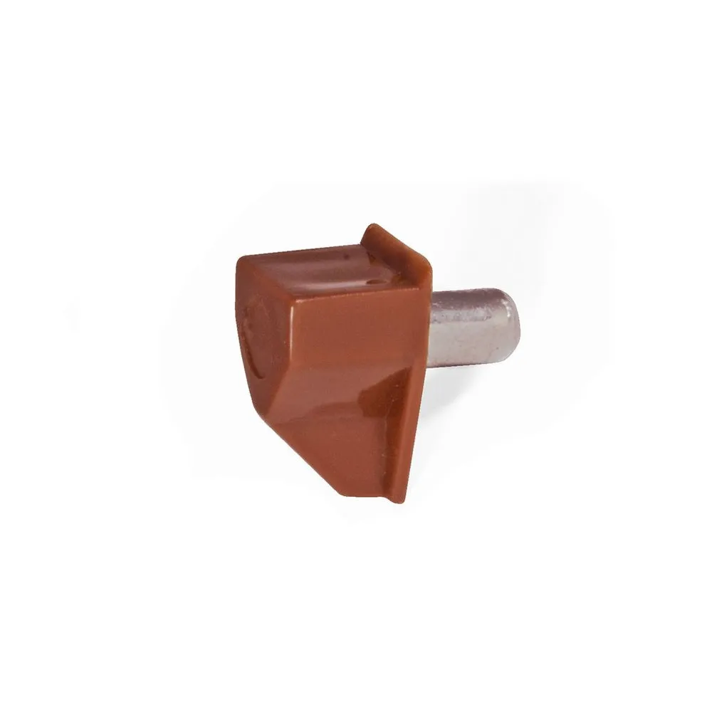 Reggipiani con perno in plastica marrone Ø5mm. 16 pz. Reggipiani con perno in plastica marrone Ø5mm. 16 pz.