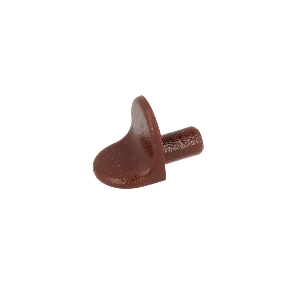 Reggipiani a squadra in plastica marrone Ø 6 mm. Reggipiani a squadra in plastica marrone Ø 6 mm.