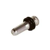 Reggicristalli inferro nichelato Ø 5 mm. con gommino 12 pz.