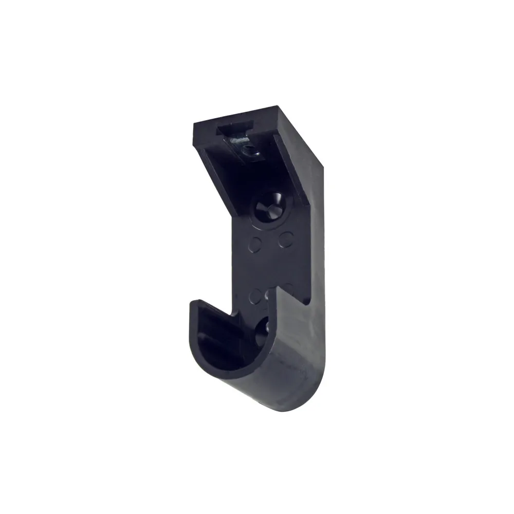 Supporti laterali per tubo ovale in plastica colore ottone Supporti laterali per tubo ovale in plastica colore ottone