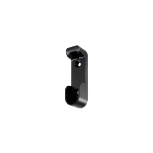 Supporti laterali per tubo ovale in zama nera