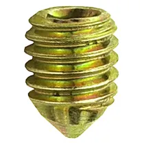 GRANI PER MANIGLIE 5X8 ZINCATO GIALLO M6 - 10PZ