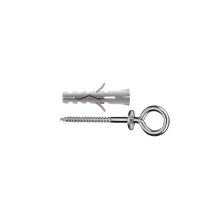 Tasselli in nylon Ø 6 x 30 senza collarino con occhiolo chiuso