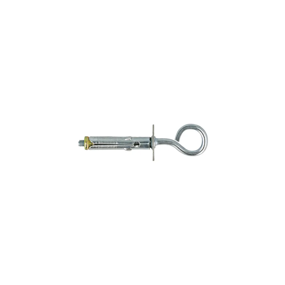 Mini tasselli in acciaio con occhiolo chiuso Ø 6 x 25 mm 8pz Mini tasselli in acciaio con occhiolo chiuso Ø 6 x 25 mm 8pz