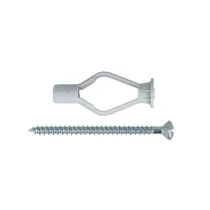 Tasselli in nylon 8 x 40 mm per pareti vuote, con viti testa cilindrica 4 x 45 - 6 pz.