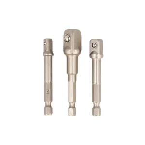 ADATTATORI 50mm CON ATTACCO 1/4" per 1/4" 3/8" 1/2" (Comprende 3 Pezzi)