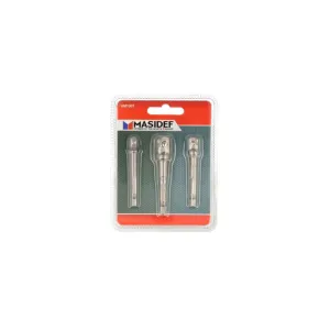 ADATTATORI 50mm CON ATTACCO 1/4" per 1/4" 3/8" 1/2" (Comprende 3 Pezzi)
