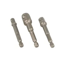 ADATTATORI 50mm CON ATTACCO 1/4" per 1/4" 3/8" 1/2" (Comprende 3 Pezzi)