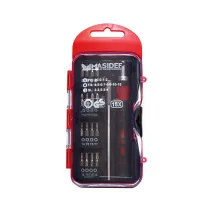 Set bit assortiti con prolunga da 120 mm. 18 pz.
