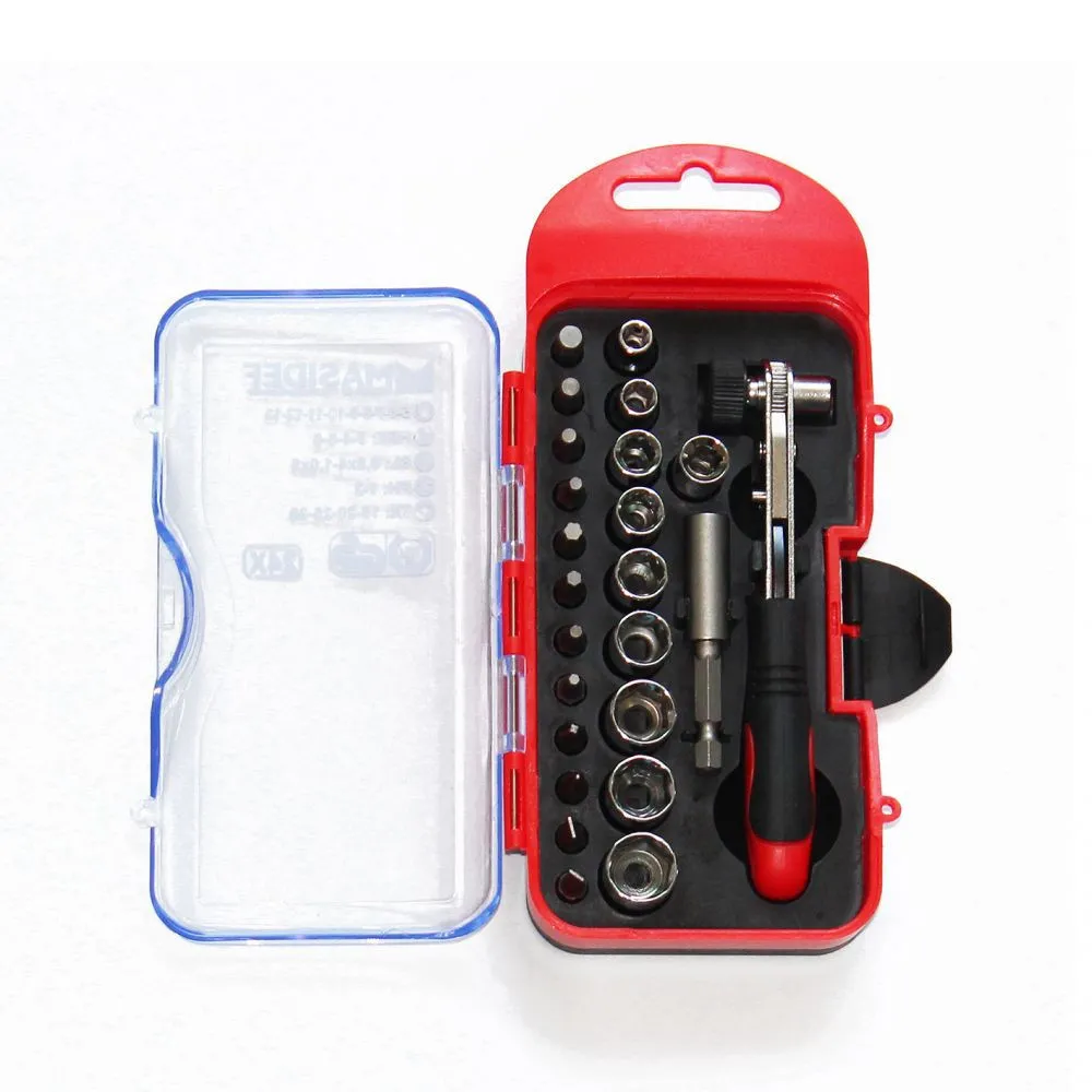 SET INSERTI E BUSSOLE 24 PZ Con Portainserti e Adattatore
