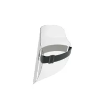 VISIERA PROTETTIVA REGOLABILE TRASPARENTE IN PVC CON COPERTURA