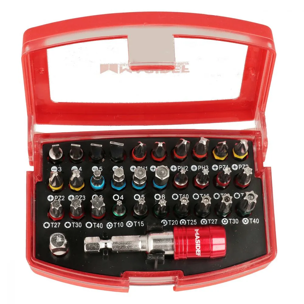 Bit set di punte per avvitatore, 32 pezzi