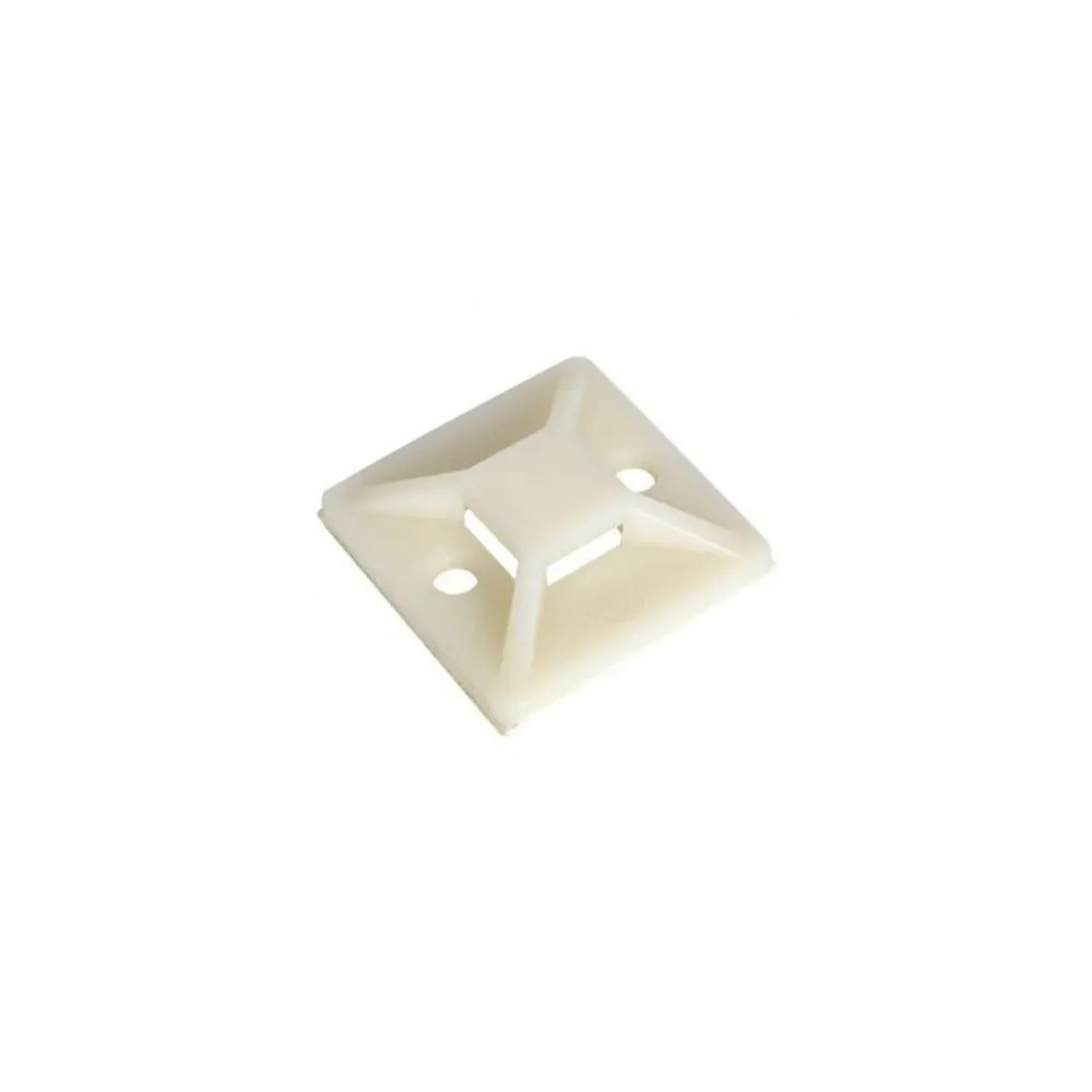 BASETTE ADESIVE NYLON 6.6 20X20 NEUTRE BASETTE ADESIVE NYLON 6.6 20X20 NEUTRE