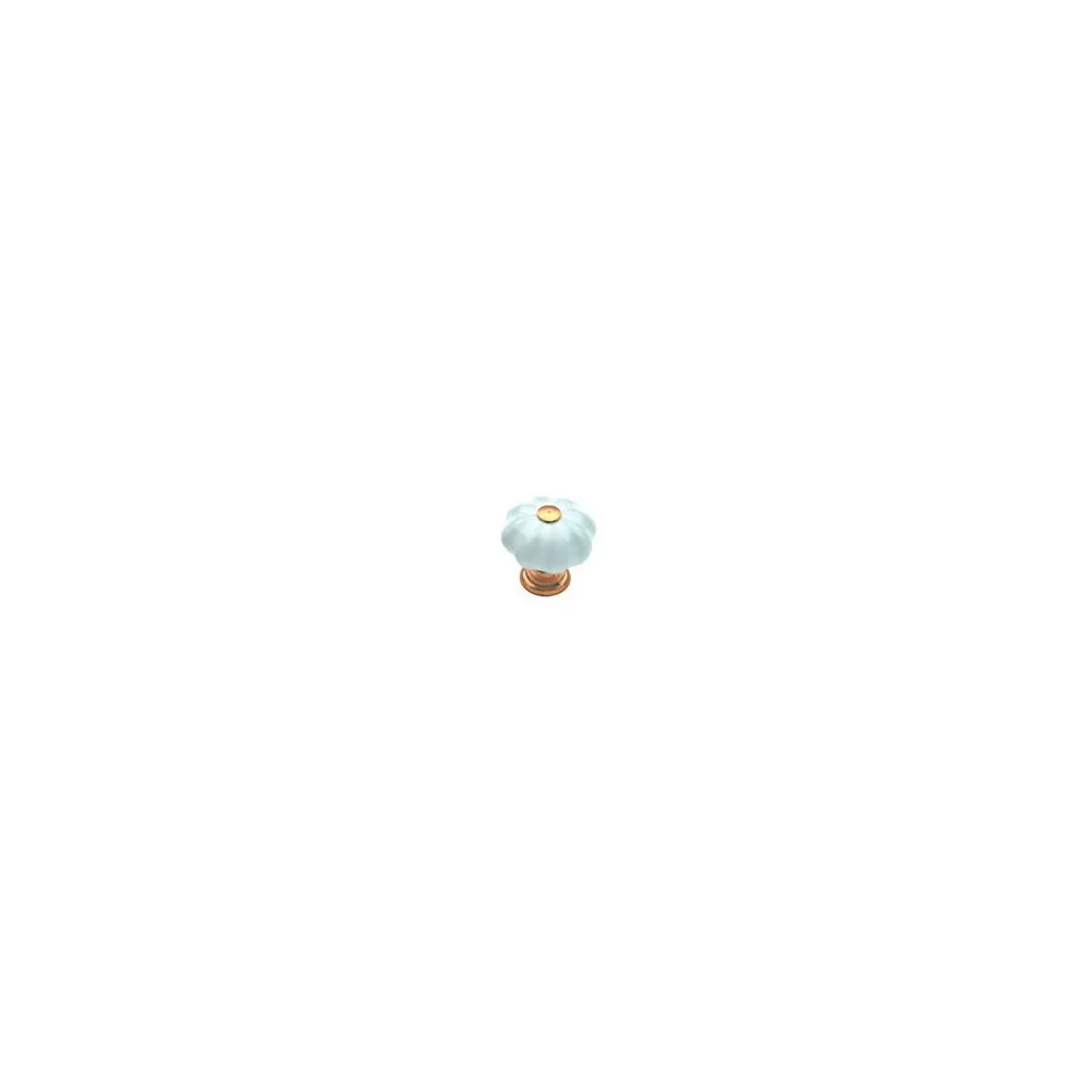 POMOLO "ZUCCA" IN PORCELLANA Ø28MM BIANCO 1PZ POMOLO "ZUCCA" IN PORCELLANA Ø28MM BIANCO 1PZ