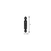 Cardine per legno sagomato 180X30 D.12