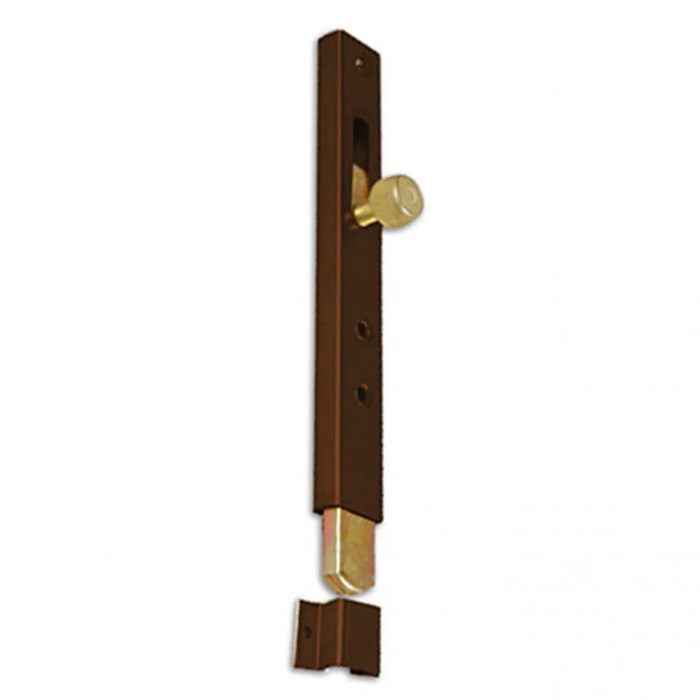 CATENACCIO PROFILATO DA AVVITARE BRONZATO 200X20MM CATENACCIO PROFILATO DA AVVITARE BRONZATO 200X20MM