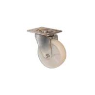 Ruota piroettante con piastra Ø 100 mm.