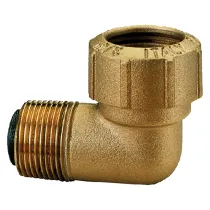 RACCORDO A "L" MASCHIO ø  32 x 1
