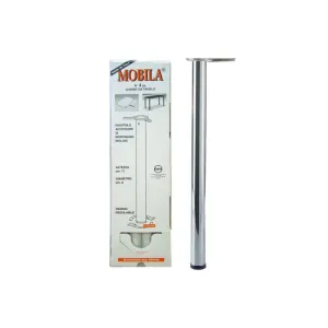 SET GAMBE TAVOLO 4 PEZZI 60X710mm Finitura Cromato