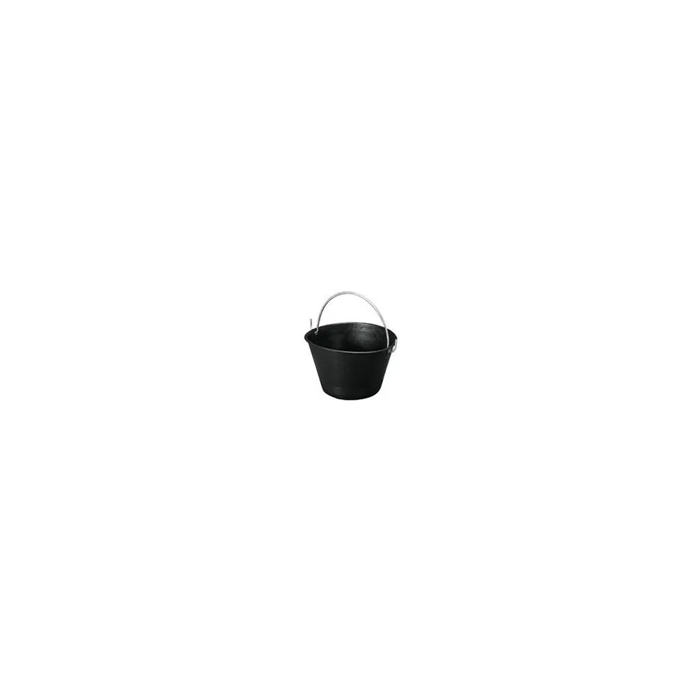 SECCHIO PLASTICA NERO 7,5 LITRI