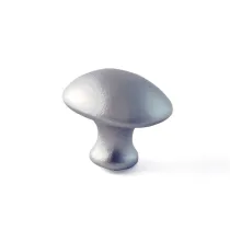 Pomolo in zama - 24 x 29 mm. - nichelato