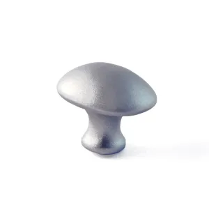Pomolo in zama - 24 x 29 mm. - nichelato