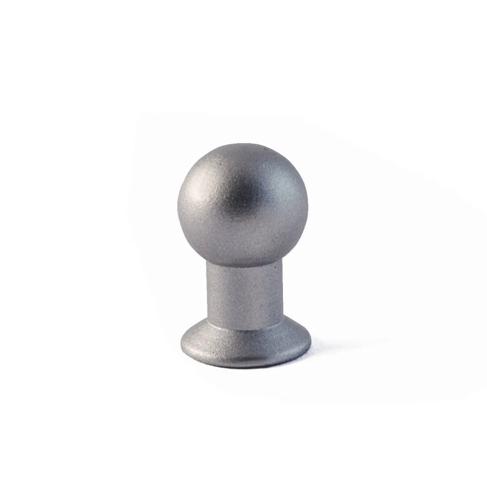 Pomolo in ottone - Ø 14 mm. - cromato Pomolo in ottone - Ø 14 mm. - cromato