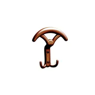 Portabito in metallo - oro lucido