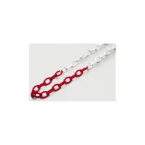 Catena segnaletica - bianco/rosso - 5 mt.